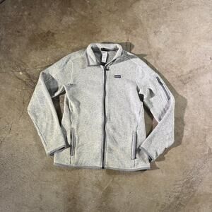 Grey Patagonia Better Sweater Zip Up Fleece Jacket